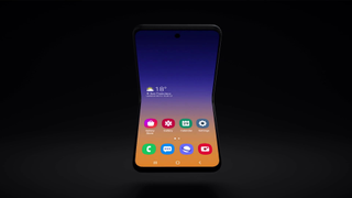 Samsung muestra un adelanto del que podría ser su próximo teléfono plegable